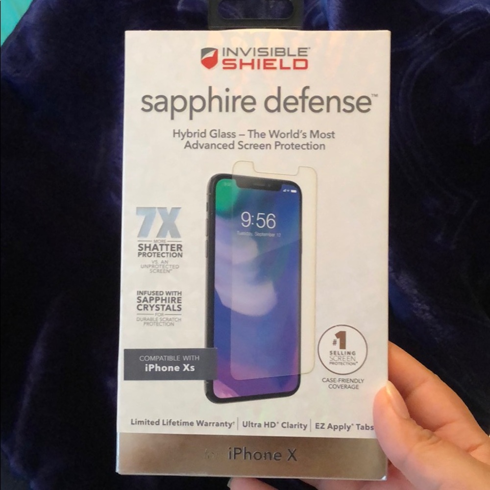 Sapphire defense zagg hybrid glass screen protecto